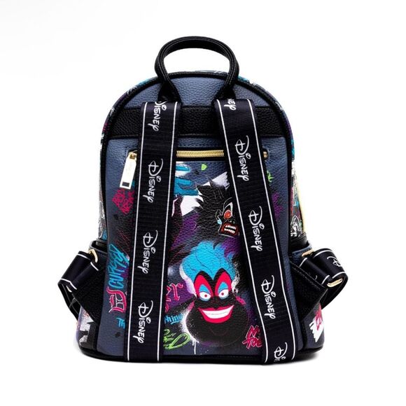 WondaPop Disney Villains Pop Art Mini Backpack in Black. Limited Edition. NWT! - Picture 3 of 16